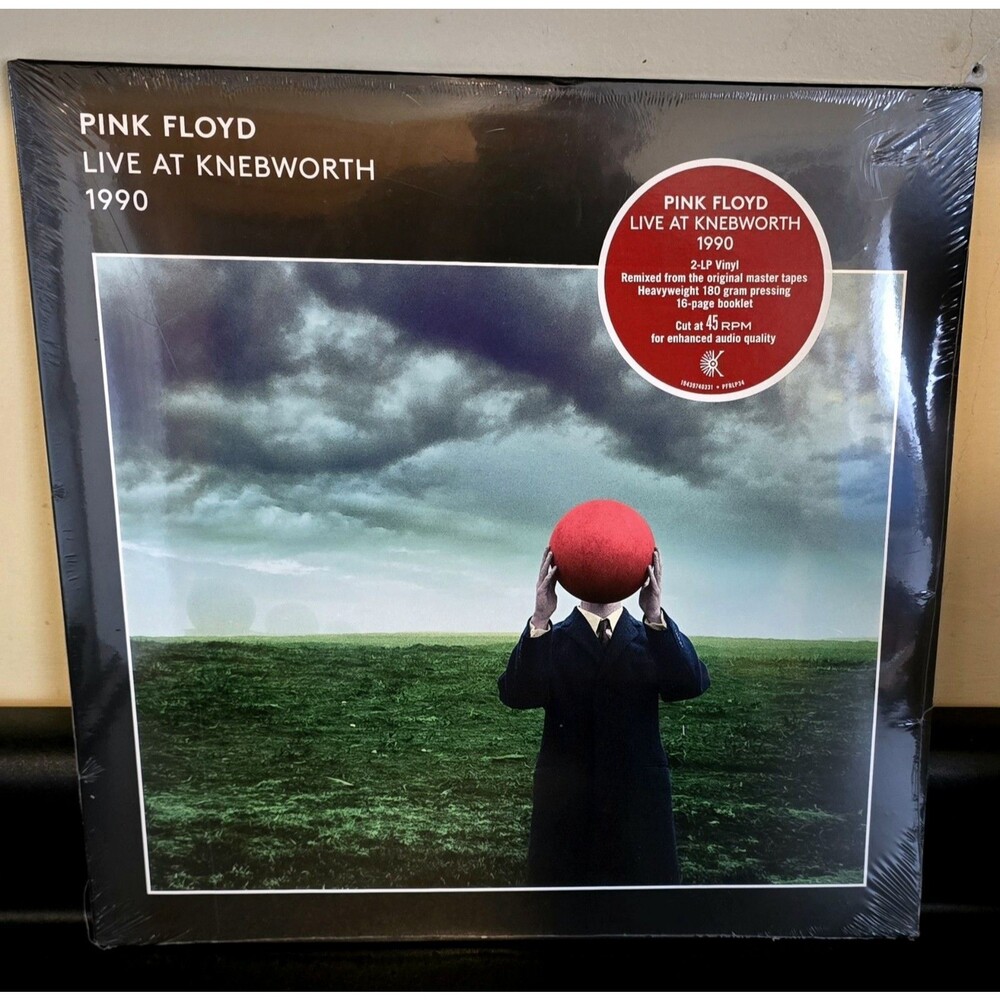 SEALED PINK FLOYD LIVE AT KNEBWORTH 1990 Limited Edition 2 LPs 45 RPM & BOOKLET